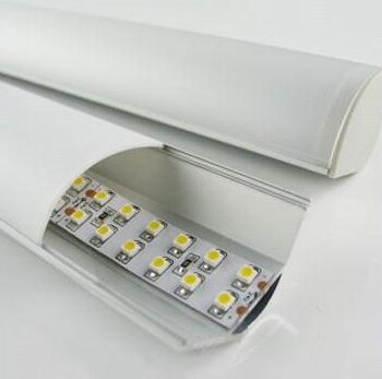 LED Corner Profile 30x30mm Anodised Aluminium