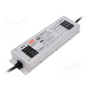 Lightrail LED Driver Constant Voltage 24v 200w IP67 3 in 1 Dimming (D24-E200-D)