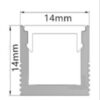 Lightrail Handrail 14mmx14mm profile Insert