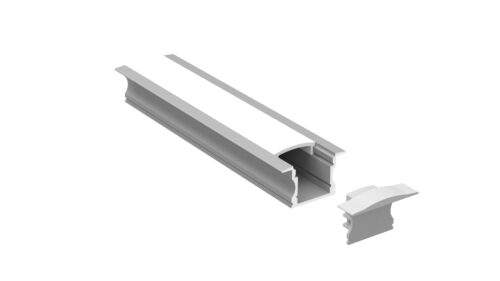 XD2515R LED Recessed Profile 25x15x 2500mm Anodised Aluminium