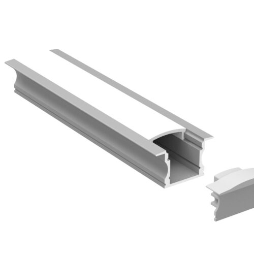 XD2515R LED Recessed Profile 25x15x 2500mm Anodised Aluminium