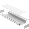 Recessed Trimless LED Profile 47×19mm Anodised Aluminium | XD4719TR