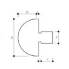 Handrail-end-cap-50mm-diagram