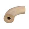 90 Degree Bend 43mm Blackbutt Timber Handrail THBB43E90