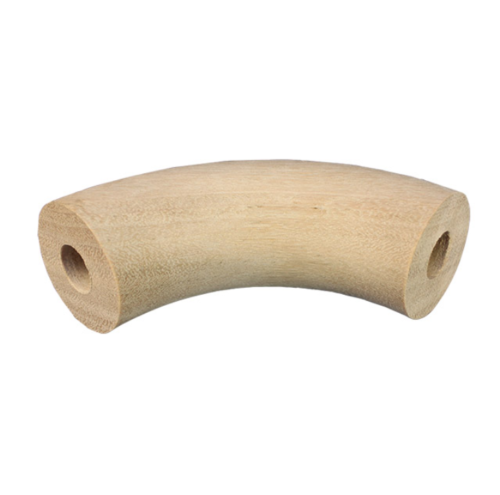 90 Degree Bend 43mm Blackbutt Timber Handrail THBB43E90 2