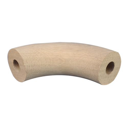 90 Degree Bend 43mm Victorian Ash Timber Handrail THVA43E90 3