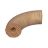 90 Degree Bend 43mm Victorian Ash Timber Handrail | THVA43E90