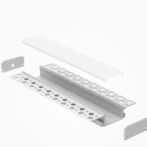 Recessed Trimless LED Profile 32x19mm Aluminium | XD3219TR