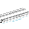 Recessed Trimless LED Profile 32x19mm Aluminium | XD3219TR