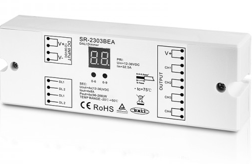 RGBW DALI Dimmer Waterproof Controller IP20 Lightrail LED