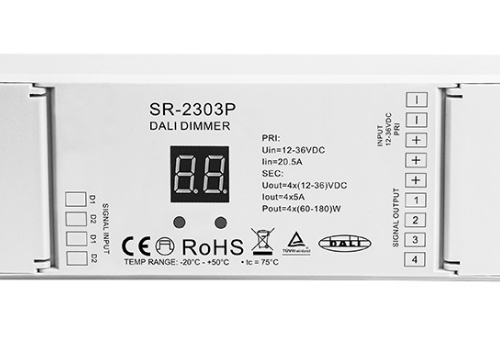 Single Colour DALI Dimmer Controller IP20 LED Lighting Lightrail