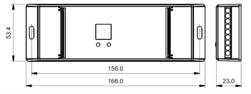 Single Colour DALI Dimmer Controller IP20 LED Lighting Lightrail Specifications