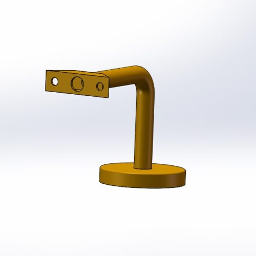 Lightrail_Albion_led_handrail_bracket_satin_brass_SSABH