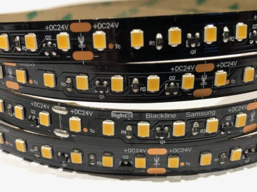 Lightrail Samsung Blackline_series_LED_strip_hi_efficiency_long_length_24v_commercial_grade_black_led_strip