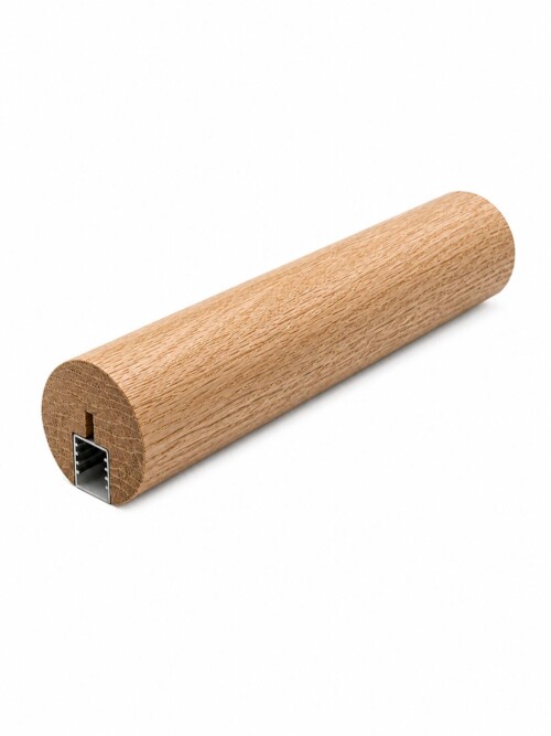 LED Timber Stair Handrail Lighting 43mm American Oak THAO43