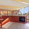 Lightrail_American_Oak_LED_handrail_15w_Blackline_series_Emannuel_college_