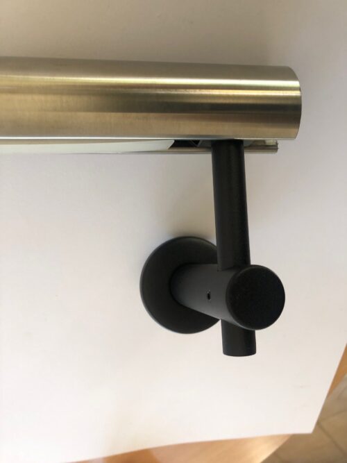 Lightrail_chifley_bracket_hollow_and_solid_for_led_handrail_matt_black_handrails_australia