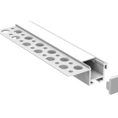 Recessed LED Strip Lighting Profile Trimless