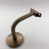 Lightrail Albion LED Handrail Bracket in Satin Bronze with Hollow Design for Concealed Power Entry