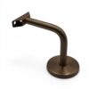 Lightrail Albion architectural handrail bracket in satin bronze 316 stainless steel, engineered for continuous LED strip lighting without interruption
