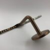 Lightrail LED Handrail Stand-Off Bracket in Satin Bronze, Compatible with LED Strip Passage in Solid and Hollow Versions