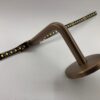 Lightrail LED Handrail Stand-Off Bracket in Satin Bronze, Compatible with LED Strip Passage in Solid and Hollow Versions