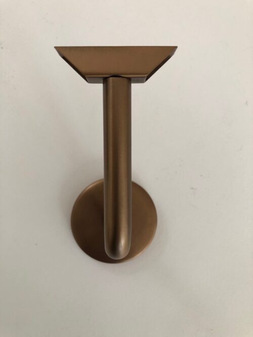 Stair LED Handrail Albion Solid Satin Bronze Brackets - SSABS_Lightrail_Albion_LED_handrail_bracket_for_power_satin_bronze