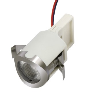 LightrailPOD26 LED Handrail Light with 26mm cut, 24V constant voltage, and compact stainless steel housing.
