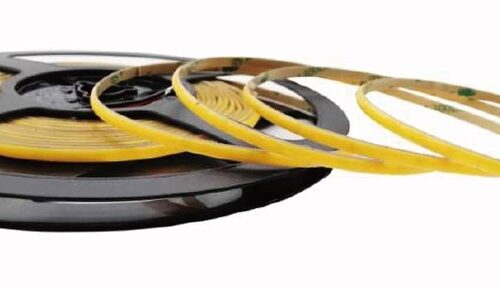 Lightrail MCOB480 Mini LED Strip with 480 LEDs/m, delivering smooth, dot-free illumination. Perfect for precision lighting in narrow installations.