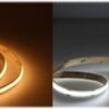 Flexible Lightrail COB480 Dot-Free LED Strip offering seamless lighting with a 24V, 9.6W rating. Ideal for continuous lighting in residential and commercial spaces.