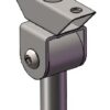 3D model rendering of the 1414PTSA adjustable post top stem for LED handrail systems.