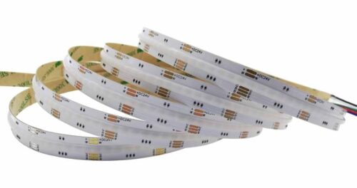 Lightrail COB896.20.RGBW RGBW dot-free COB LED strip unlit on reel, 896LED/m design.
