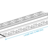 Trimless LED Profile 68x14mm Aluminium | XD2114TR