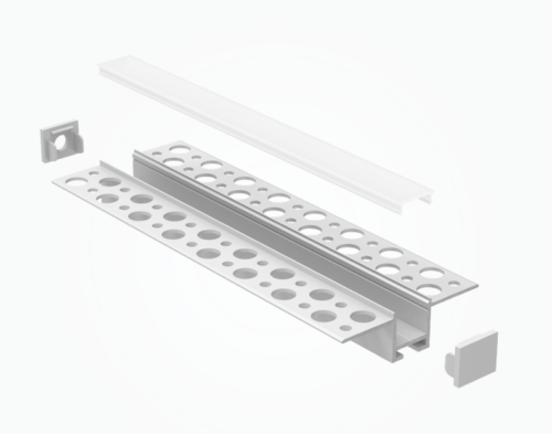 Trimless Aluminum Profile XD1216T Lightrail