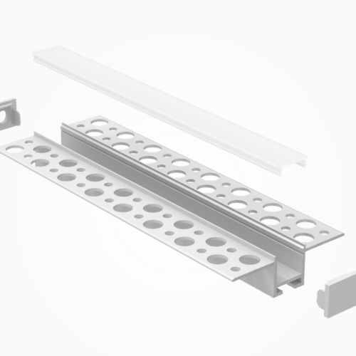Trimless Aluminum Profile XD1216T Lightrail